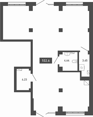 ул. Федюнинского, 64, ул. Монтажников, д. 42б №9 ( этаж)