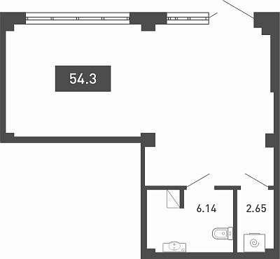 ул. Федюнинского, 64,  ул. Николая Гоголя, д. 2, №5 ( этаж)
