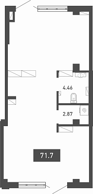 ул. Федюнинского, 64,  ул. Николая Гоголя, д. 2, №3 ( этаж)