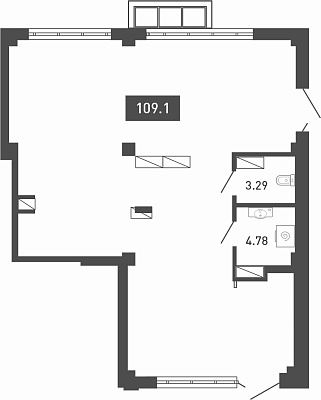 ул. Федюнинского, 64,  ул. Федора Достоевского, д. 14, №6 ( этаж)