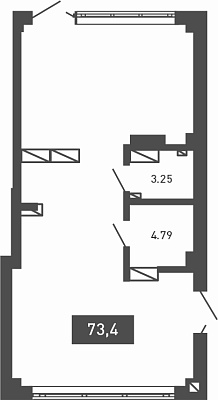 ул. Федюнинского, 64, ул. Валентины Трофимовой, д. 8 №6 ( этаж)